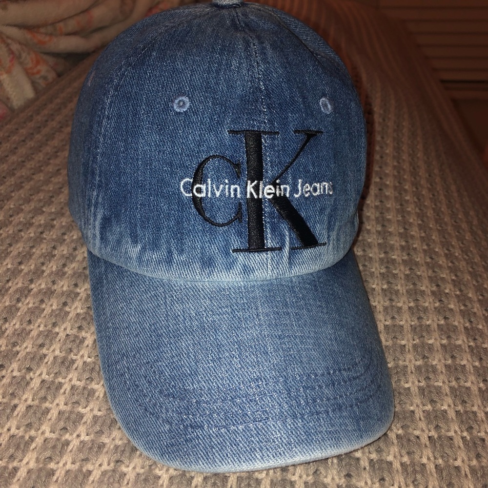 Calvin Klein Denim Baseball Hat